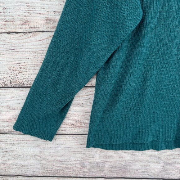 Free People FP Beach Crew Neck Sweater Women's Size‎ XS Green - Picture 4 of 9